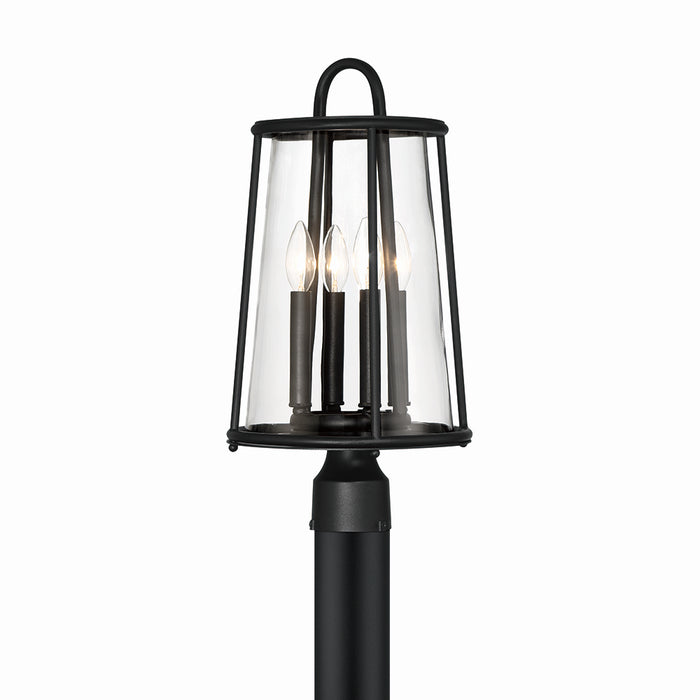 Eurofase 42723-011 Four Light Outdoor Post Mount, Satin Black