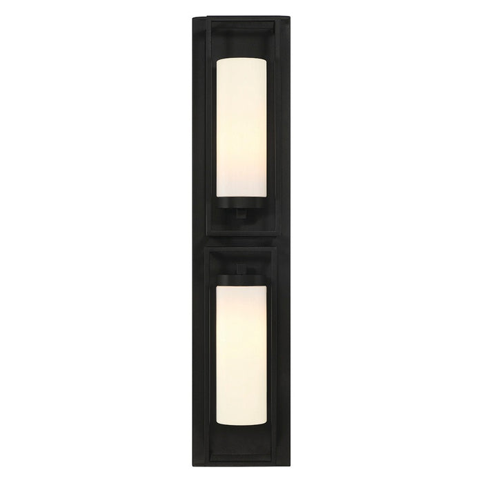 Eurofase 42732-013 Two Light Outdoor Wall Sconce, Black