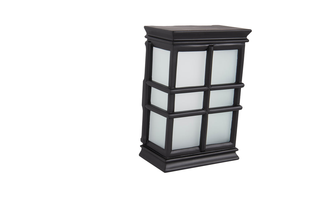 Craftmade CH1505-FB-WG Hand-Carved Window Pane Chime, Flat Black