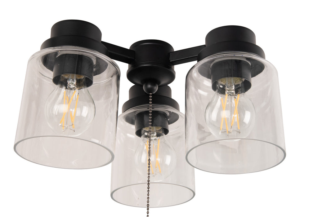 Craftmade LK301102-FB-LED LED Ceiling Fan Light Kit, Flat Black