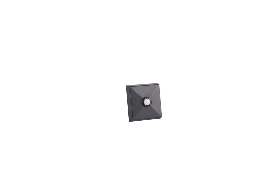 Craftmade PB5017-FB Recessed Mount Lighted Push Button, Flat Black