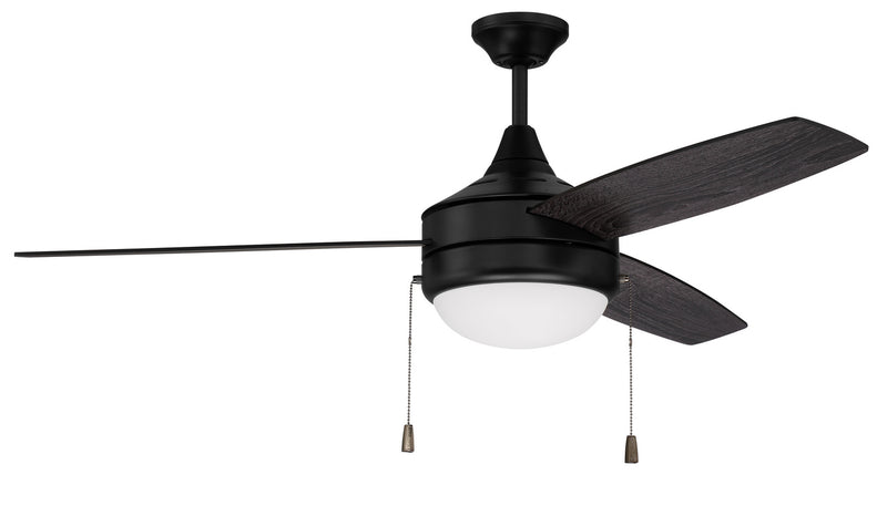 Craftmade PHA52FB3 52"Ceiling Fan, Flat Black