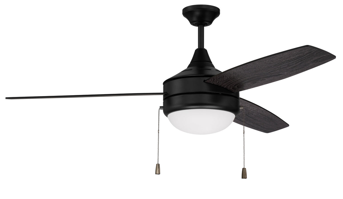 Craftmade PHA52FB3 52"Ceiling Fan, Flat Black