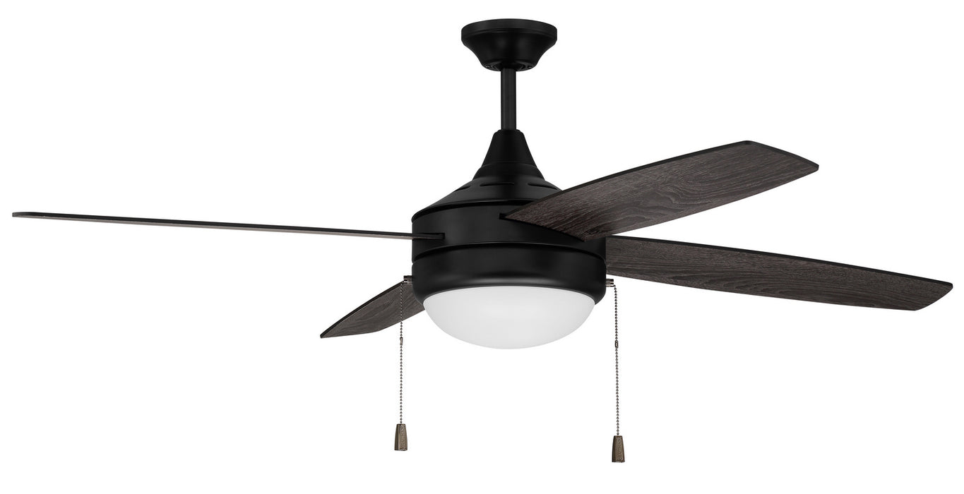 Craftmade PHA52FB4 52"Ceiling Fan, Flat Black