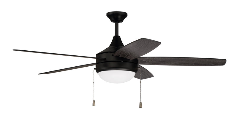 Craftmade PHA52FB5 52"Ceiling Fan, Flat Black