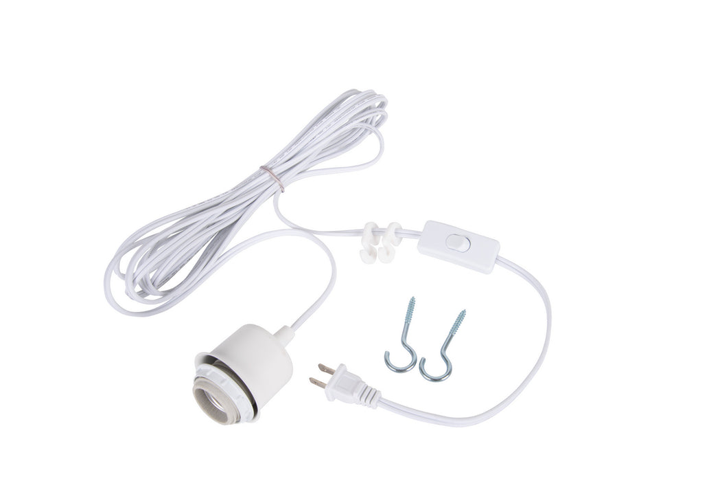 Craftmade SW1001-W One Light Pendant Hardware, White