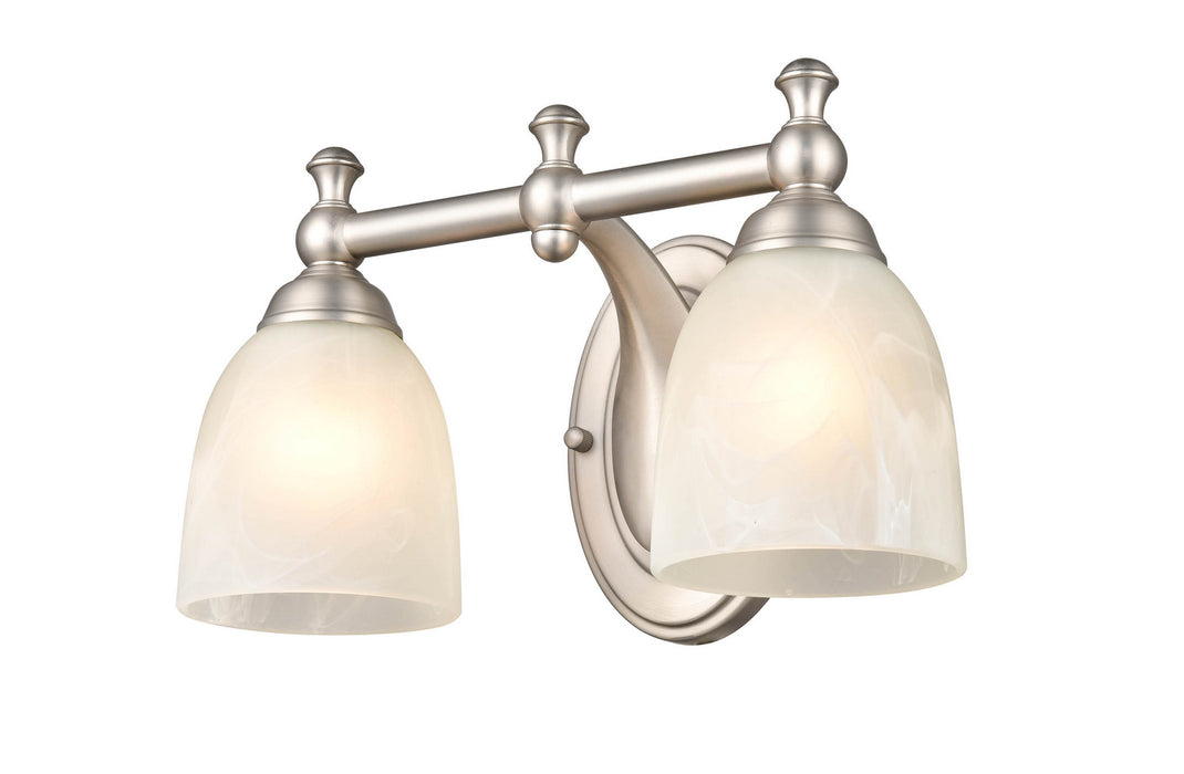 Millennium 4302-SN Two Light Vanity, Satin Nickel