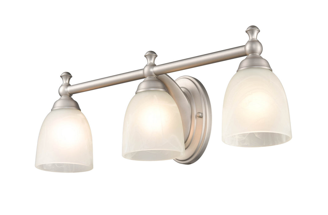 Millennium 4303-SN Three Light Vanity, Satin Nickel