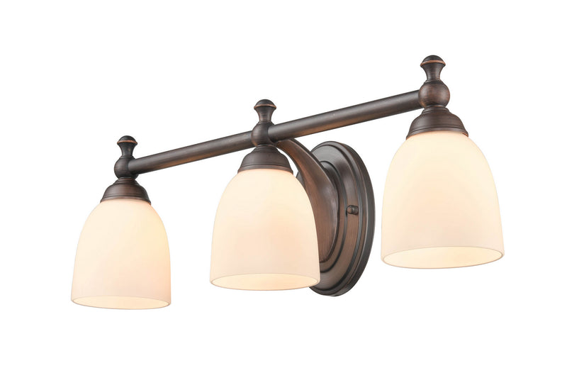 Millennium 4423-RBZ Three Light Vanity, Rubbed Bronze