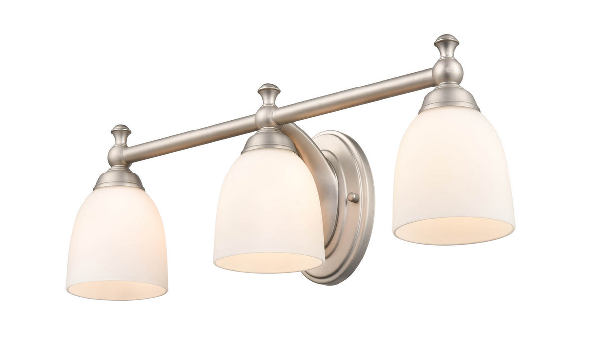 Millennium 4423-SN Three Light Vanity, Satin Nickel