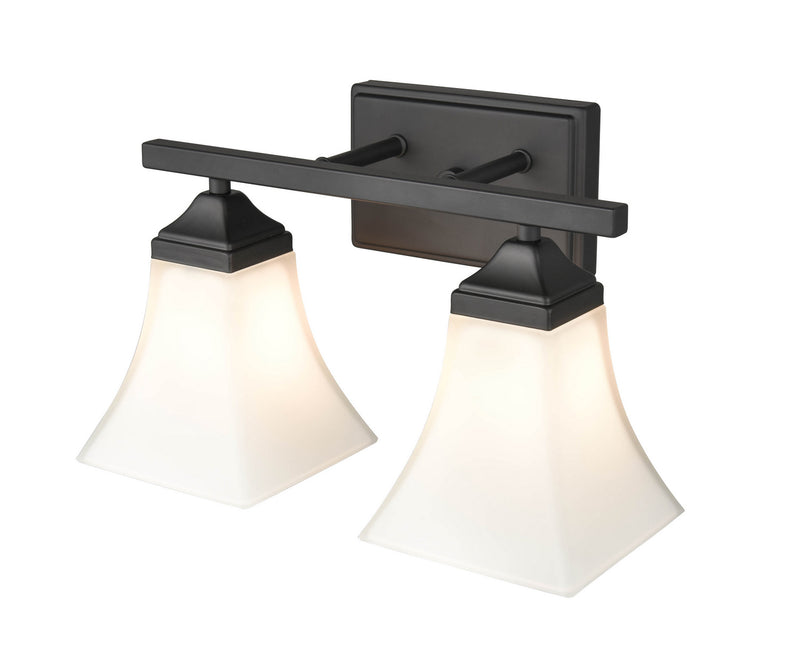 Millennium 4502-MB Two Light Vanity, Matte Black
