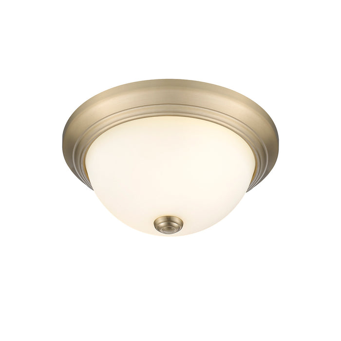Millennium 4901-MG Two Light Flushmount, Modern Gold