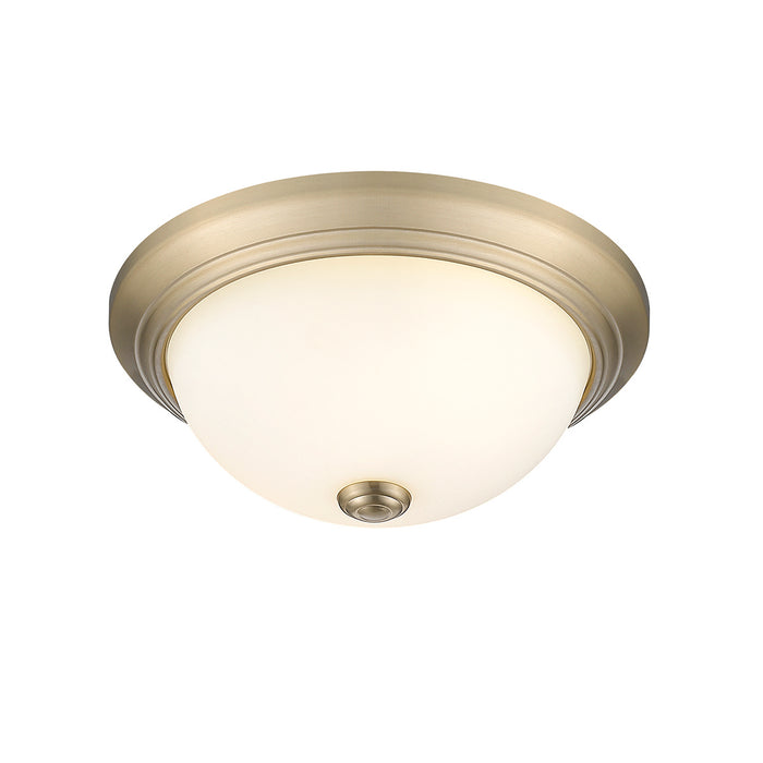 Millennium 4903-MG Two Light Flushmount, Modern Gold