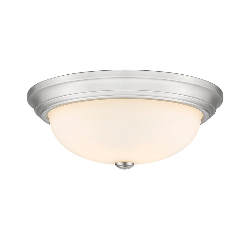 Millennium 4905-BN Three Light Flushmount, Brushed Nickel