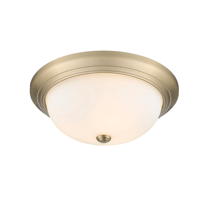 Millennium 4905-MG Three Light Flushmount, Modern Gold