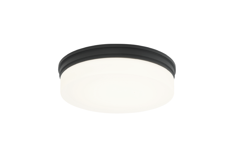 Matteo Lighting M10901MB LED Flush Mount, Matte Black