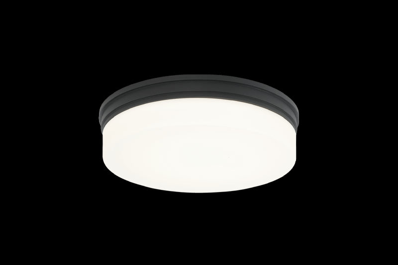 Matteo Lighting M10901MB LED Flush Mount, Matte Black