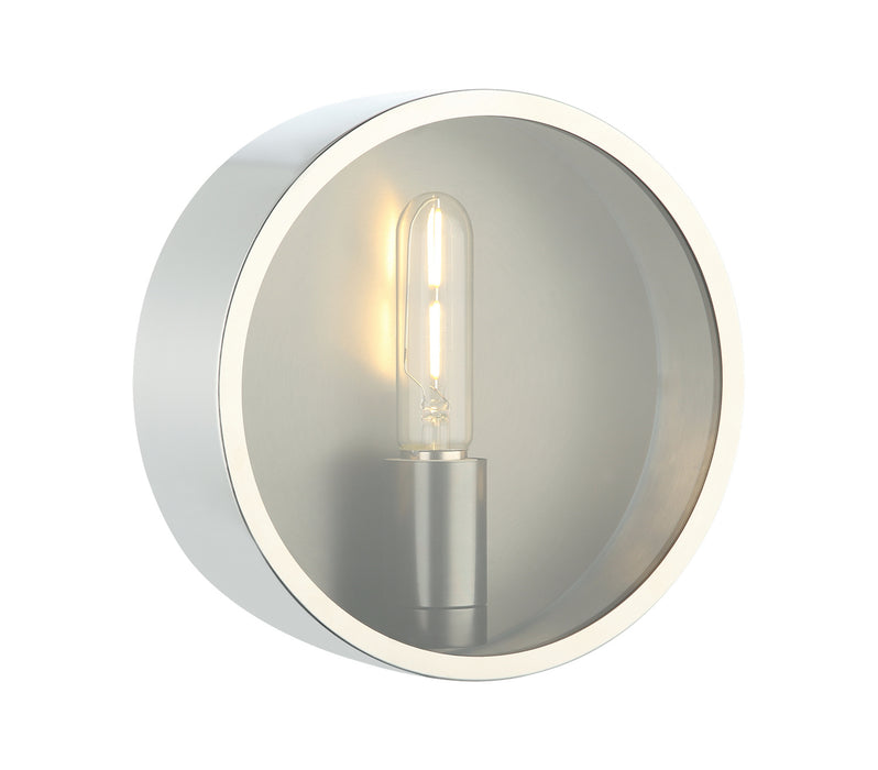 Matteo Lighting M15201CH One Light Wall Sconce, Chrome