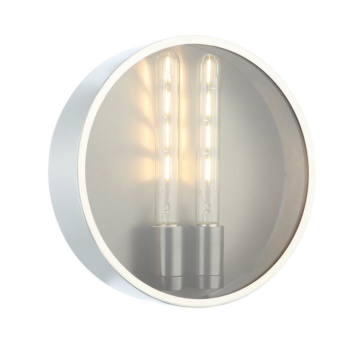Matteo Lighting M15202CH Two Light Wall Sconce, Chrome