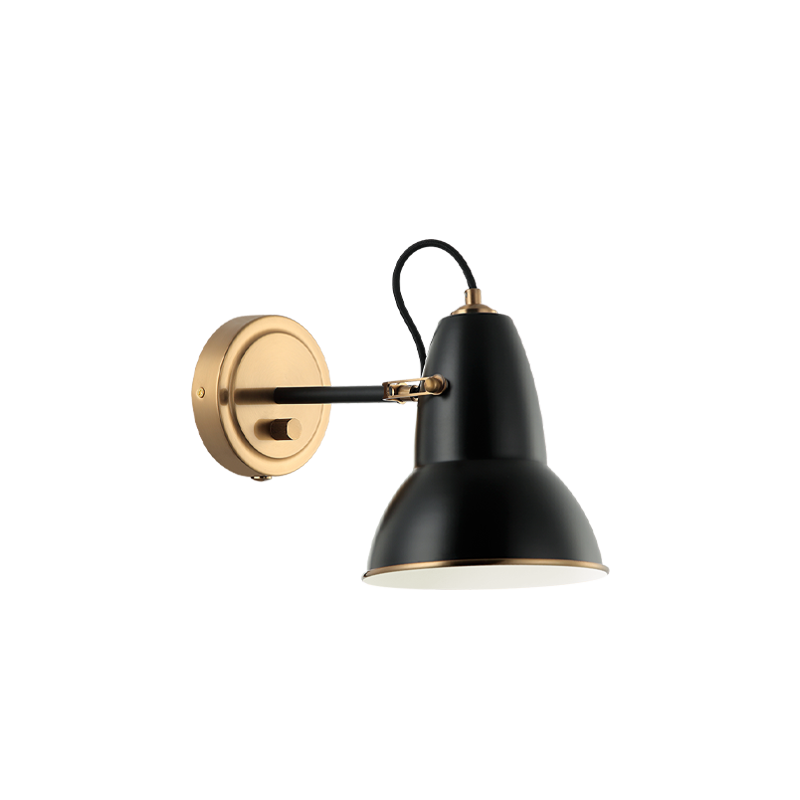 Matteo Lighting S08411AGBK One Light Wall Sconce, Black