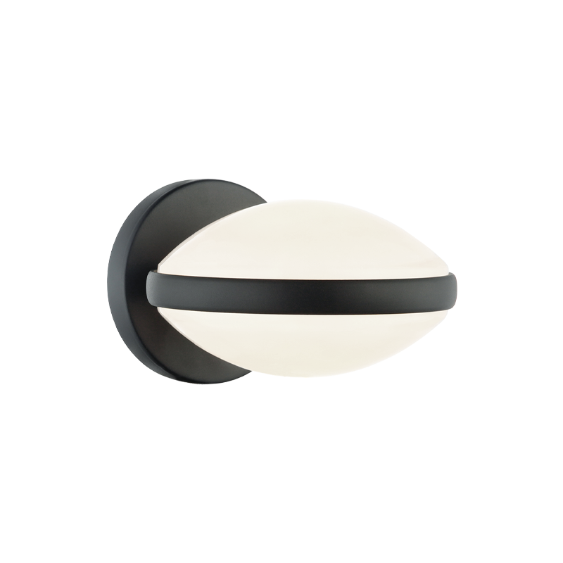 Matteo Lighting W71501MB One Light Wall Sconce, Matte Black