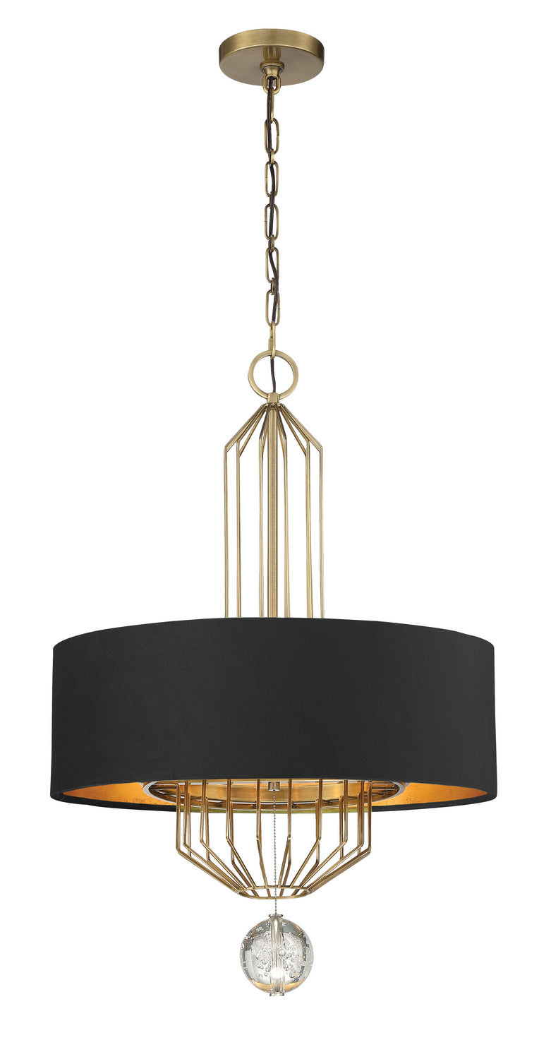 Metropolitan N7336-790 Six Light Pendant, Aged Antique Brass