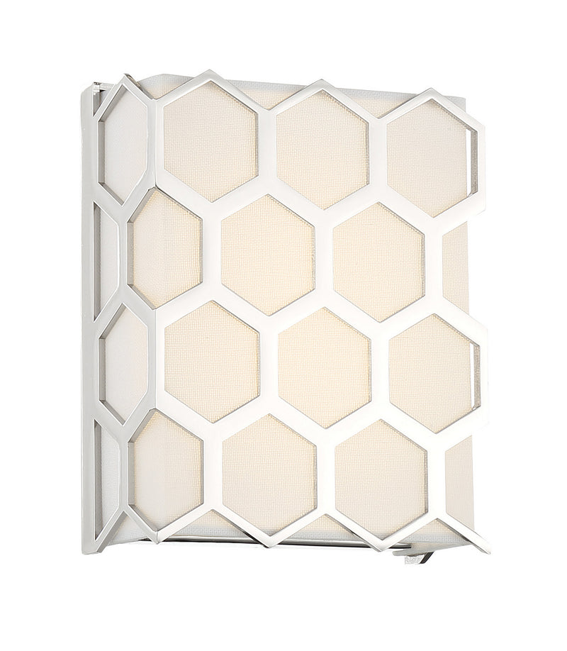 George Kovacs P1890-613-L LED Wall Sconce, Polished Nickel