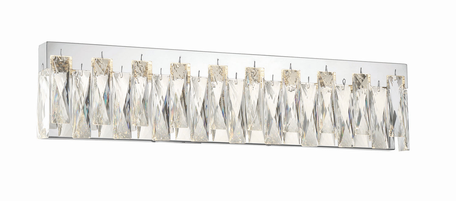 George Kovacs P5335-077-L LED Wall Sconce, Chrome