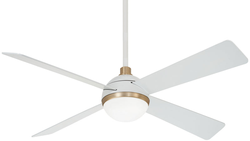 Minka Aire F623L-WHF/SBR 54" Ceiling Fan, Flat White