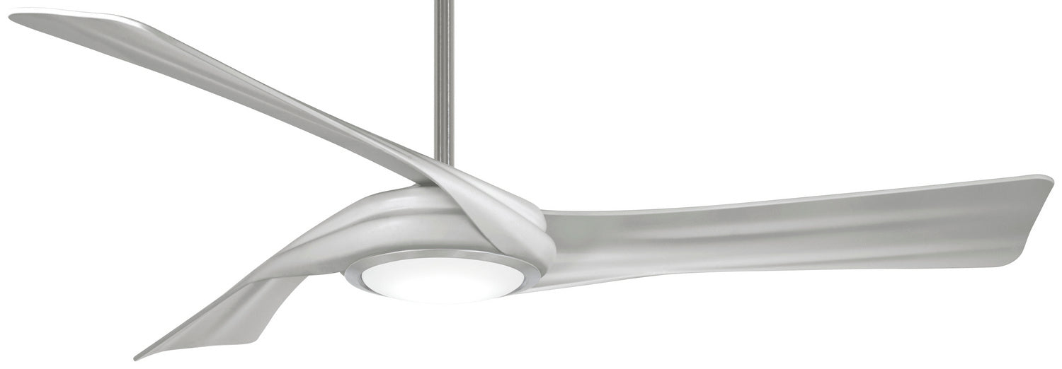 Minka Aire F714L-BN/SL 60" Ceiling Fan, Brushed Nickel W/ Silver