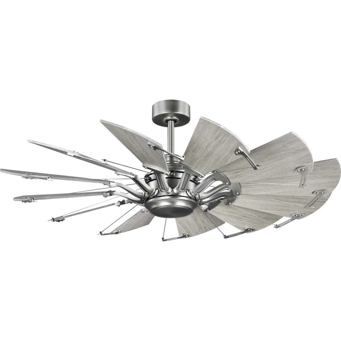 Progress Lighting P250065-081 52" Ceiling Fan, Antique Nickel