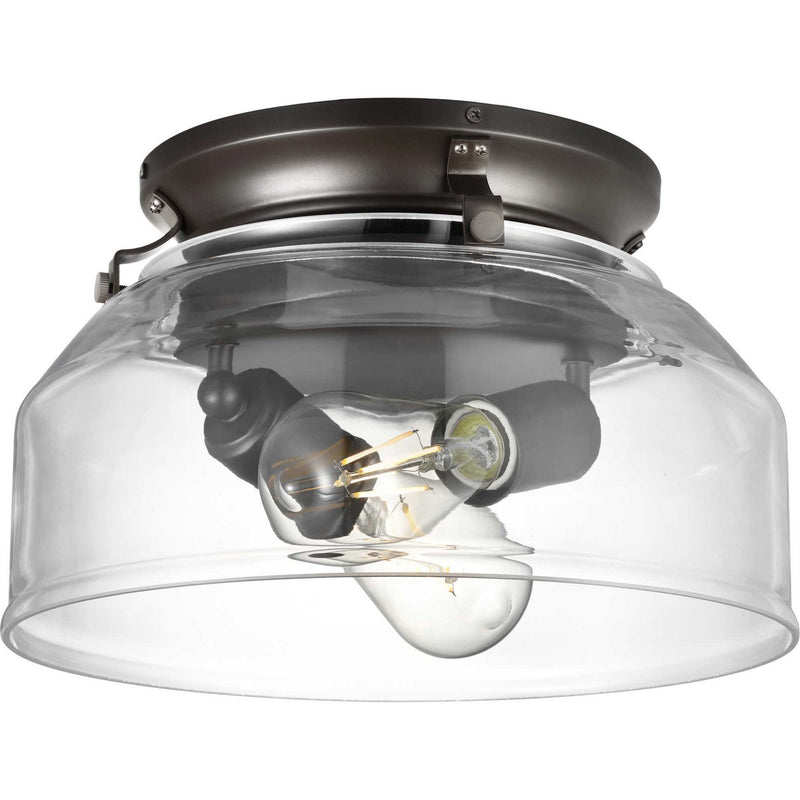 Progress Lighting P260000-129-WB Two Light Fan Light Kit, Architectural Bronze