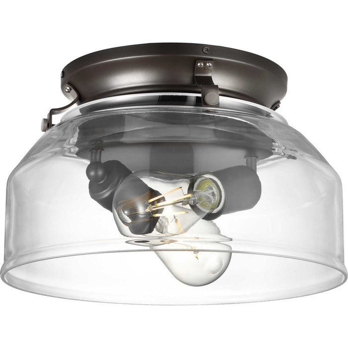 Progress Lighting P260000-129-WB Two Light Fan Light Kit, Architectural Bronze