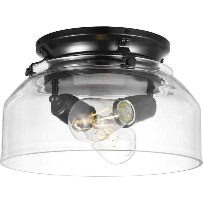 Progress Lighting P260000-31M-WB Two Light Fan Light Kit, Matte Black