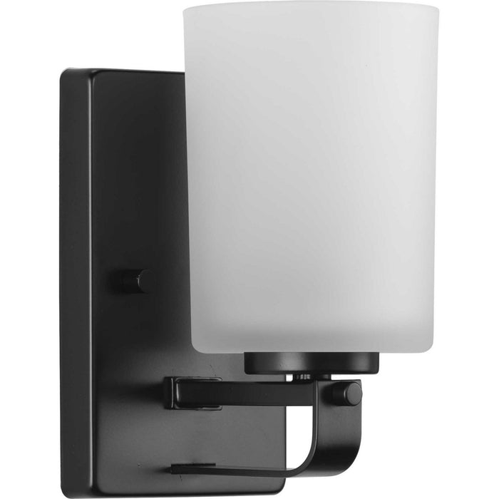 Progress Lighting P300341-31M One Light Bath Bracket, Matte Black