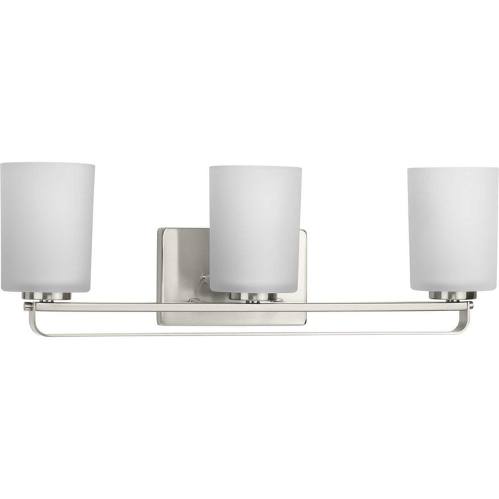 Progress Lighting P300343-009 Three Light Bath Bracket, Brushed Nickel