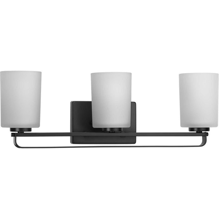 Progress Lighting P300343-31M Three Light Bath Bracket, Matte Black