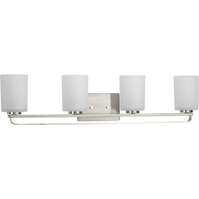 Progress Lighting P300344-009 Four Light Bath Bracket, Brushed Nickel