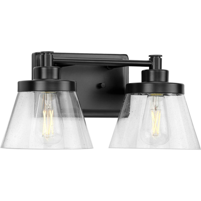 Progress Lighting P300349-31M Two Light Bath Bracket, Matte Black