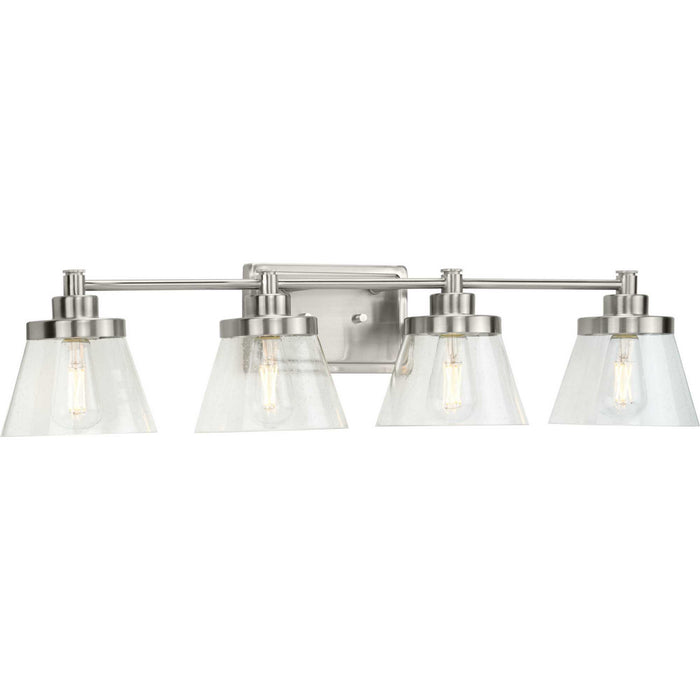 Progress Lighting P300351-009 Four Light Bath Bracket, Brushed Nickel