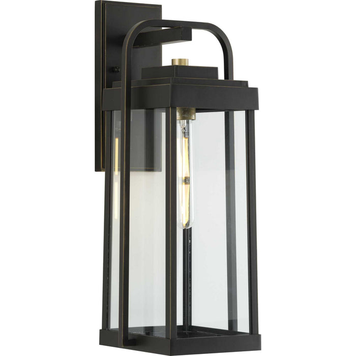 Progress Lighting P560287-020 One Light Wall Lantern, Antique Bronze
