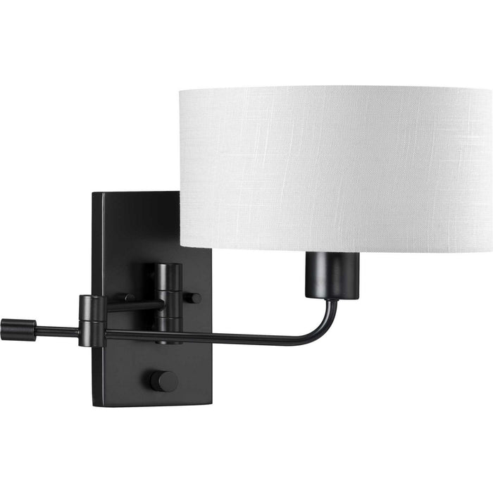 Progress Lighting P710104-31M One Light Wall Bracket, Matte Black