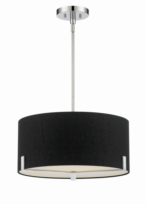 Minka-Lavery 2153-77 Three Light Pendant, Chrome