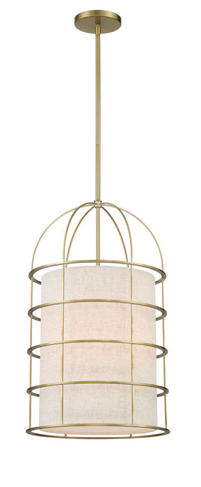 Minka-Lavery 2154-695 Four Light Pendant, Soft Brass