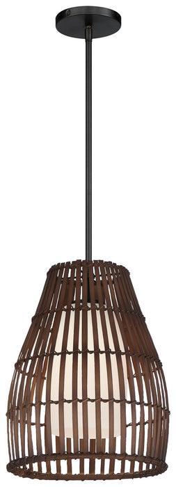 Minka-Lavery 2161-66A One Light Pendant, Coal
