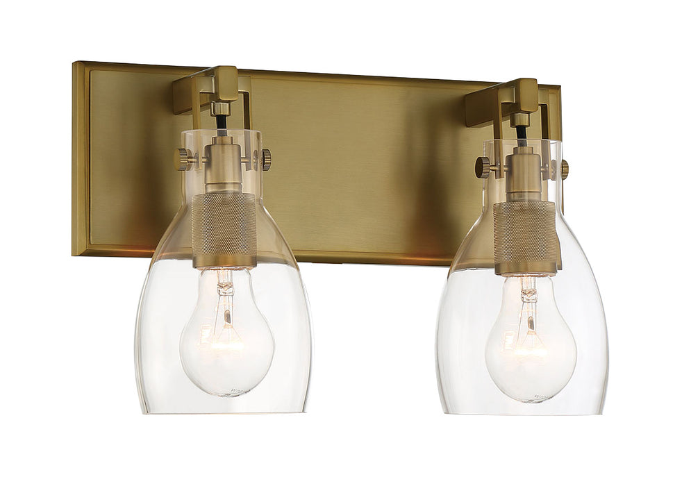 Minka-Lavery 2272-695 Two Light Bath Bar, Soft Brass