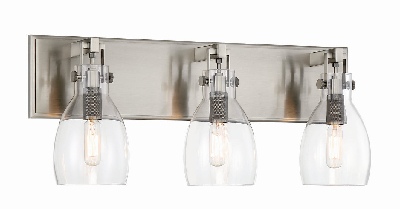 Minka-Lavery 2273-84B Three Light Bath Bar, Plated Pewter