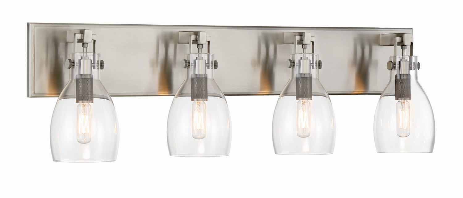 Minka-Lavery 2274-84B Four Light Bath Bar, Plated Pewter