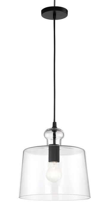 Minka-Lavery 2335-66A One Light Pendant, Coal