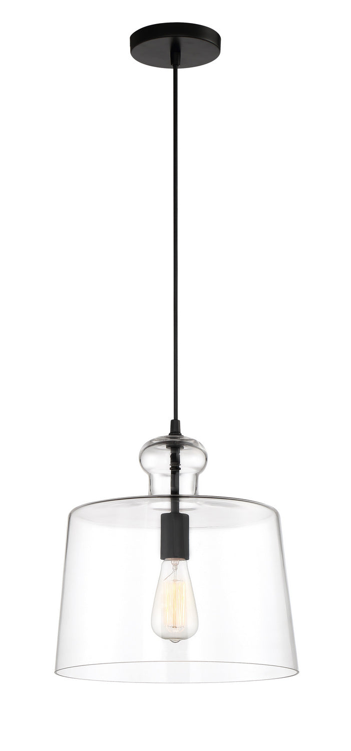 Minka-Lavery 2336-66A One Light Pendant, Coal